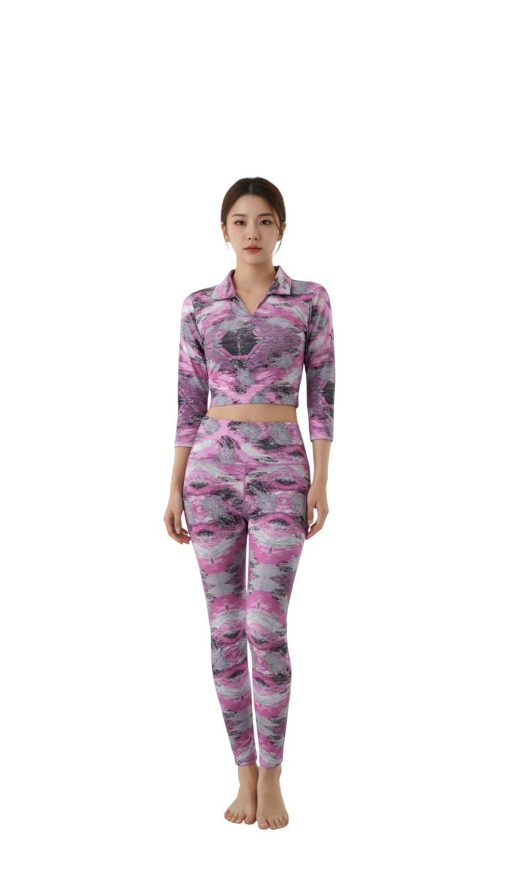 Women’s High-Support Sports Crop Top Women Sports Zipper Running Summer Track Suit-image-22
