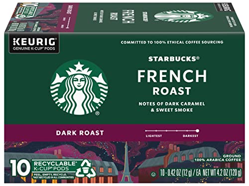 Image of Starbucks Coffee K-Cup Pods, French Roast, 10 CT
