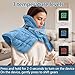Cordless Neck Heating Pad, Heating Pad for Neck and Shoulders and Back, Neck Heater for Back Pain Relief with 3 Heat Settings-One Size
