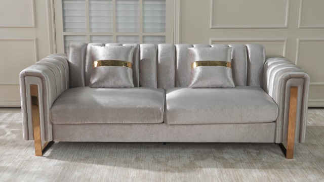 Amazon.com: Nolohoo 2 Piece Velvet Chesterfield Sofa Luxury