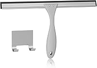 Vista 9 de AmazerBath Escobilla para puerta de cristal de ducha, escobilla de ducha para puertas de cristal, mango acrílico, escobilla multiusos para puertas