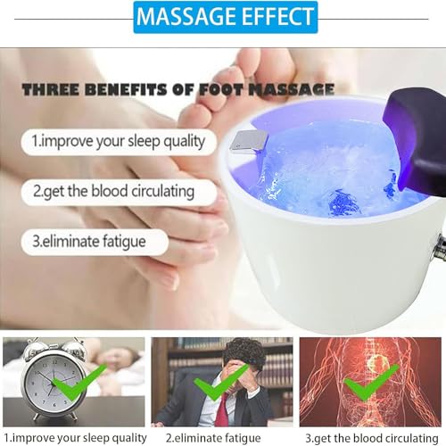 Spa para pies con ajuste de temperatura y luz miniatura 3