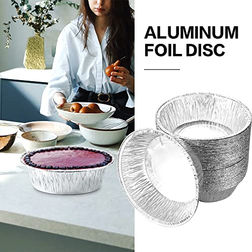 Gothabach 50 Pack 6 Inch Aluminum Pie Pans Disposable Mini Pie Pans Disposable Aluminum Foil Tart Pan #TOP5