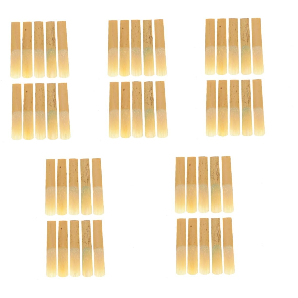 50piezas Cañas De Clarinete Dureza Accesorios Prácticos Para Amantes Del Clarinete Flexibles Sonido Rico Instalación Sencilla y Duraderas