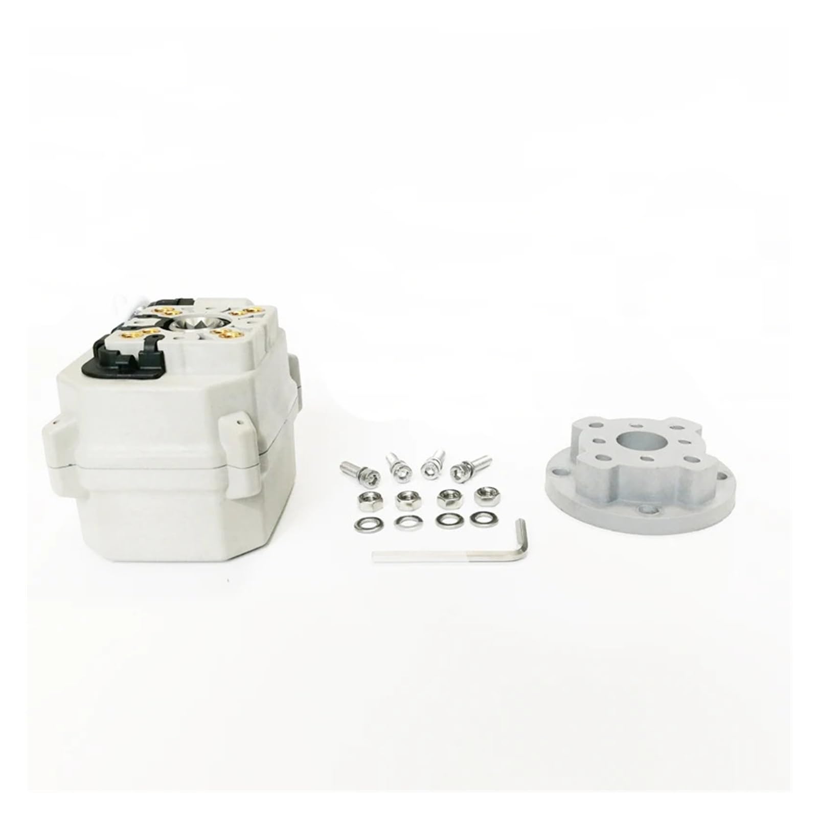 Valvola di regolazione elettrica DN32 Controllo 4-20 mA o 0-10 V, valvola proporzionale da 2 pollici 15 Nm Azionamento ISO5211 for valvola con stelo 11 * 11 mm IP67(BSP,0 to 10V control)
