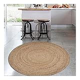 PACUM Alfombra Alfombra Hecha a Mano de Yute Tejida con Algas, decoración Vision