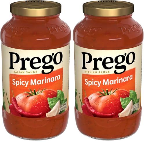 Image of Prego Spicy Marinara Pasta Sauce, 24 oz Jar (Pack of 2)