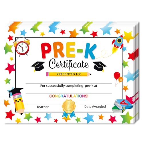 PRE-K Graduation Diploma 2025, Preschool Graduation Award Certifi...