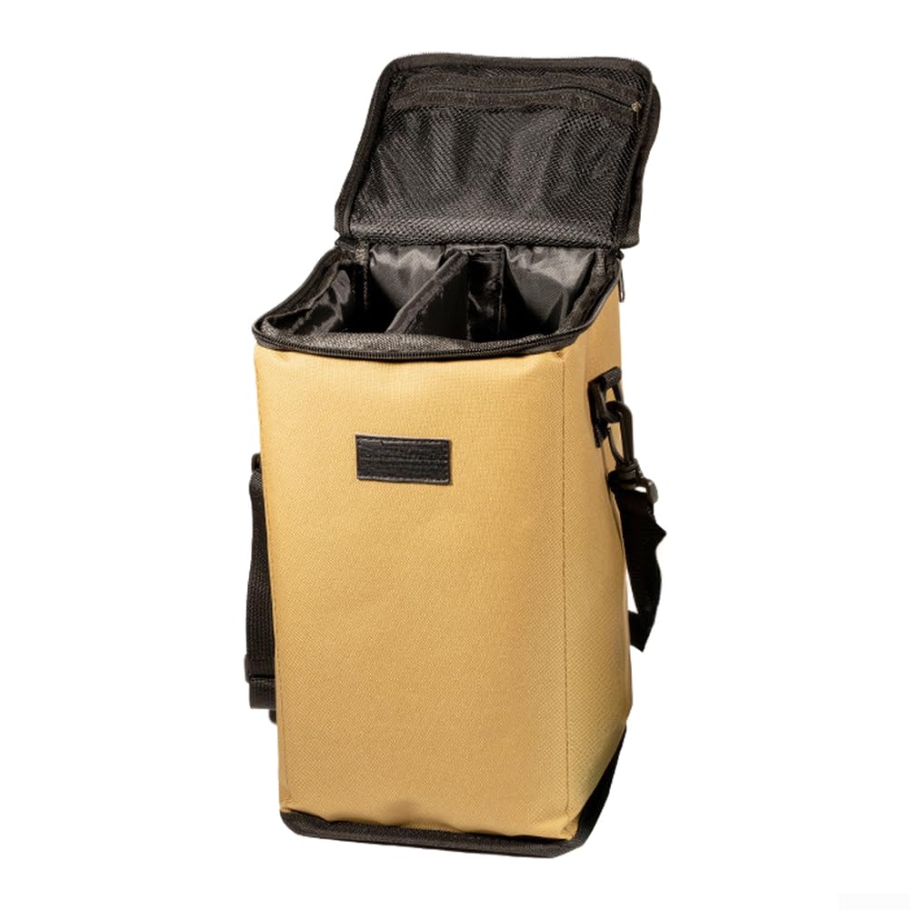 Bolsa para Bombonas de Gas 10L Impermeable Camping(Brown 18 * 18 * 31cm)