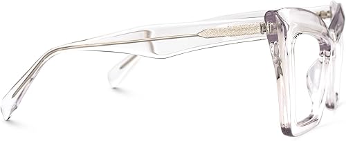 Miniatura 6 de Zeelool Marco de gafas de ojo de gato de moda para mujeres con lente transparente sin receta Boland ZJGA939170