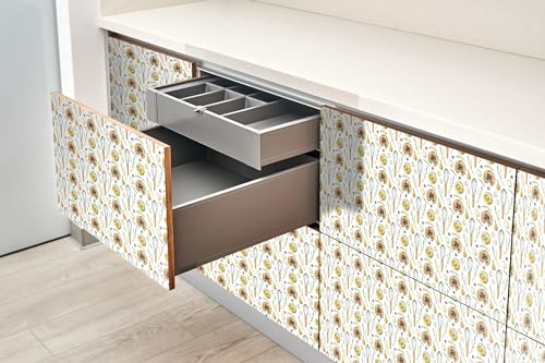 Pegatinas para cocina Wallfluent autoadhesivas para tapar desperfectos en muebles de armarios 5