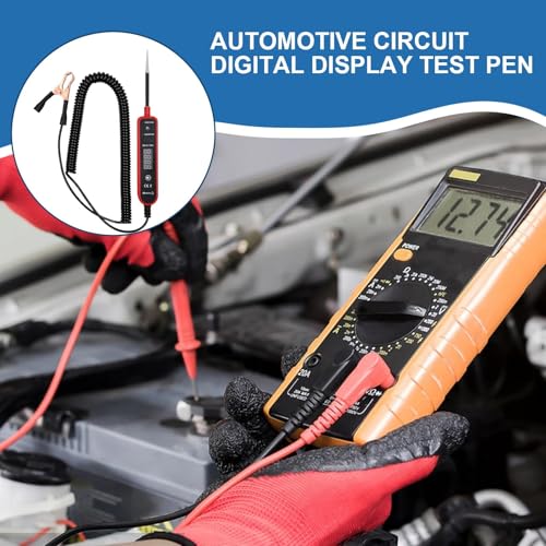 Digital Display Probe de 4-60V DC para solucionar averías de continuidad eléctrica 2