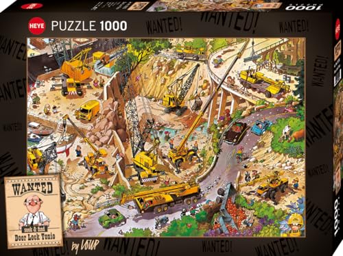 Puzzle de 1000 piezas Heye Tonio de Bloqueo de Puerta contra el estrés