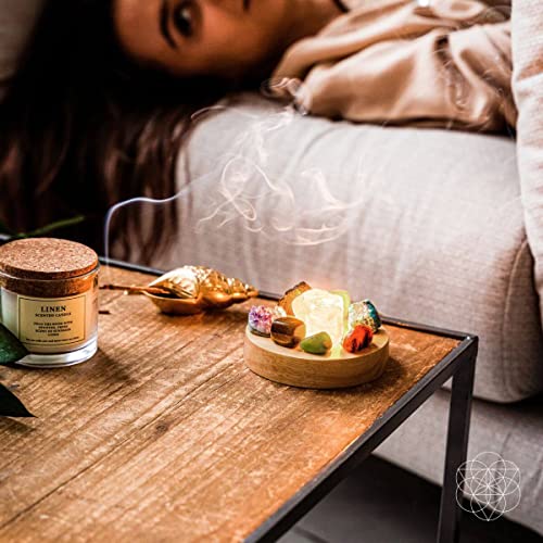 Conscious Items Natural Energy Lamp Healing Crystal Lamp Crystal Healing Light Stone Lamp Crystal Decor Refresh Your Room And Revitalize Your Mind Body And Soul (Natural Energy Lamp) #TOP2