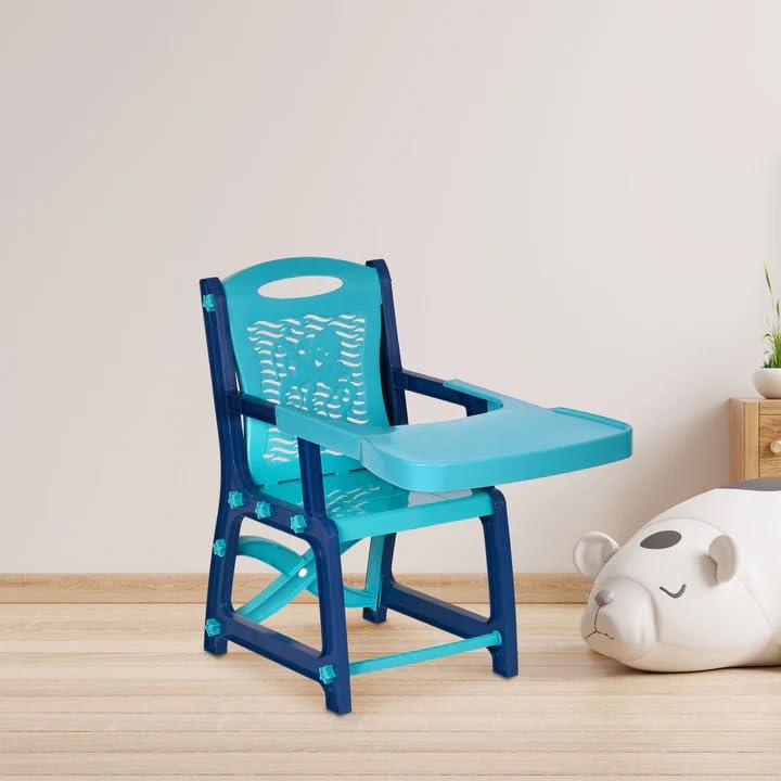 Nilkamal Octo Junior Plastic Kids Chair with Tray/Feeding/Study/Play/Activity Chair (Cobalt Blue & Celeste Blue)-picture-26