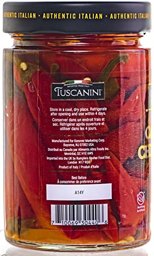 Tuscanini Premium Pimientos Enteros Calabrian en Aceite de Oliva, 9.2 oz miniatura 5