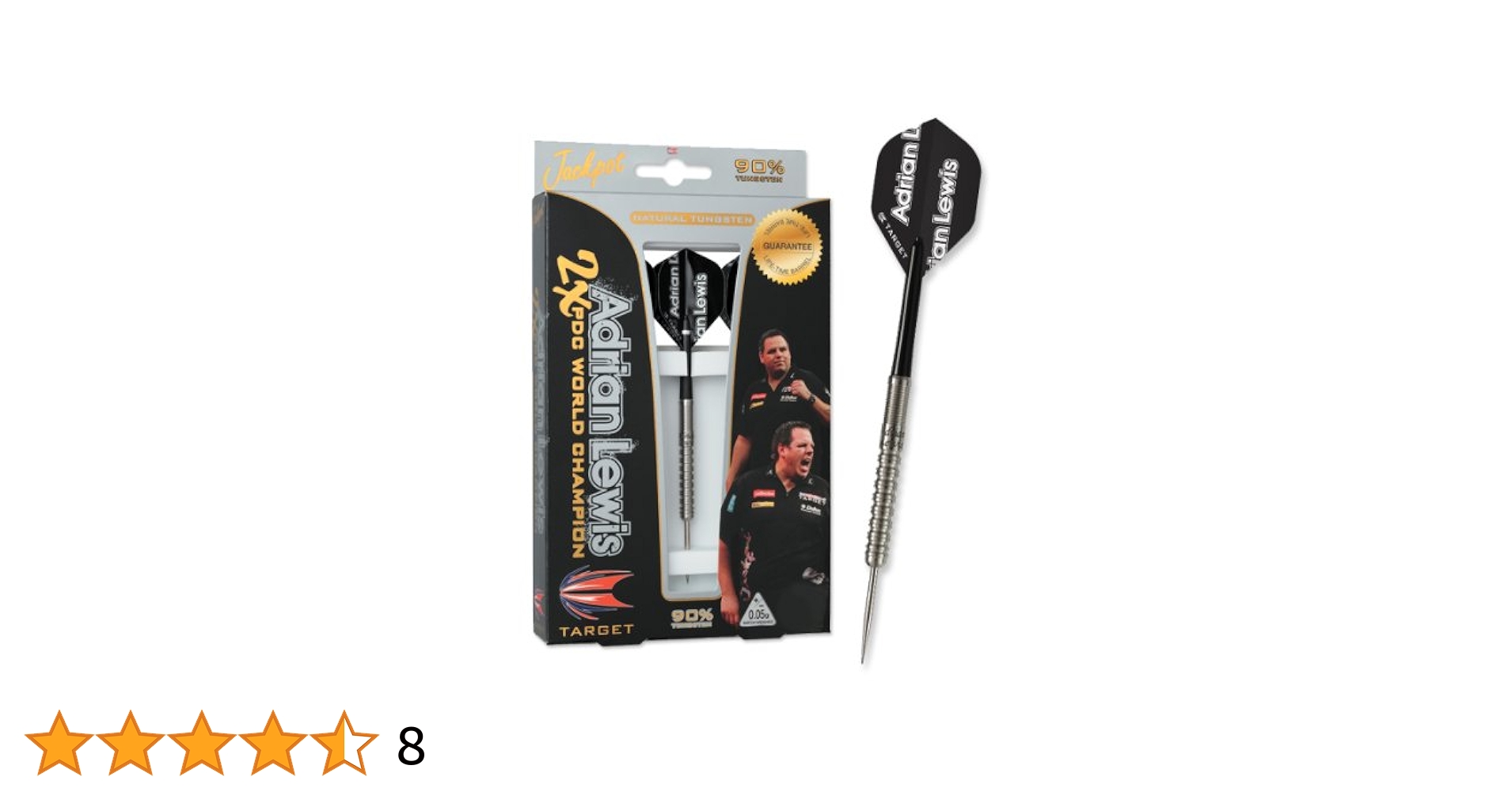 Adrian Lewis g2サイン入りダーツ 90%タングステン 25g Adrian Lewis g2サイン入りダーツ 90%タングステン 25g - メルカリ