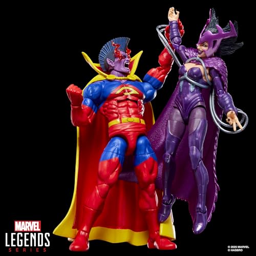 Figuras X-Men Marvel Legends juguetes coleccionables pack doble Deathbird y Gladiator Hasbro 6