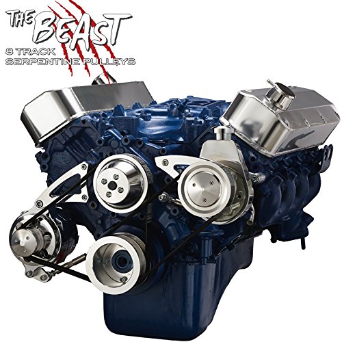 Serpentine Pulley System For Ford 460 - Alternator & Power Steering Applications #TOP6