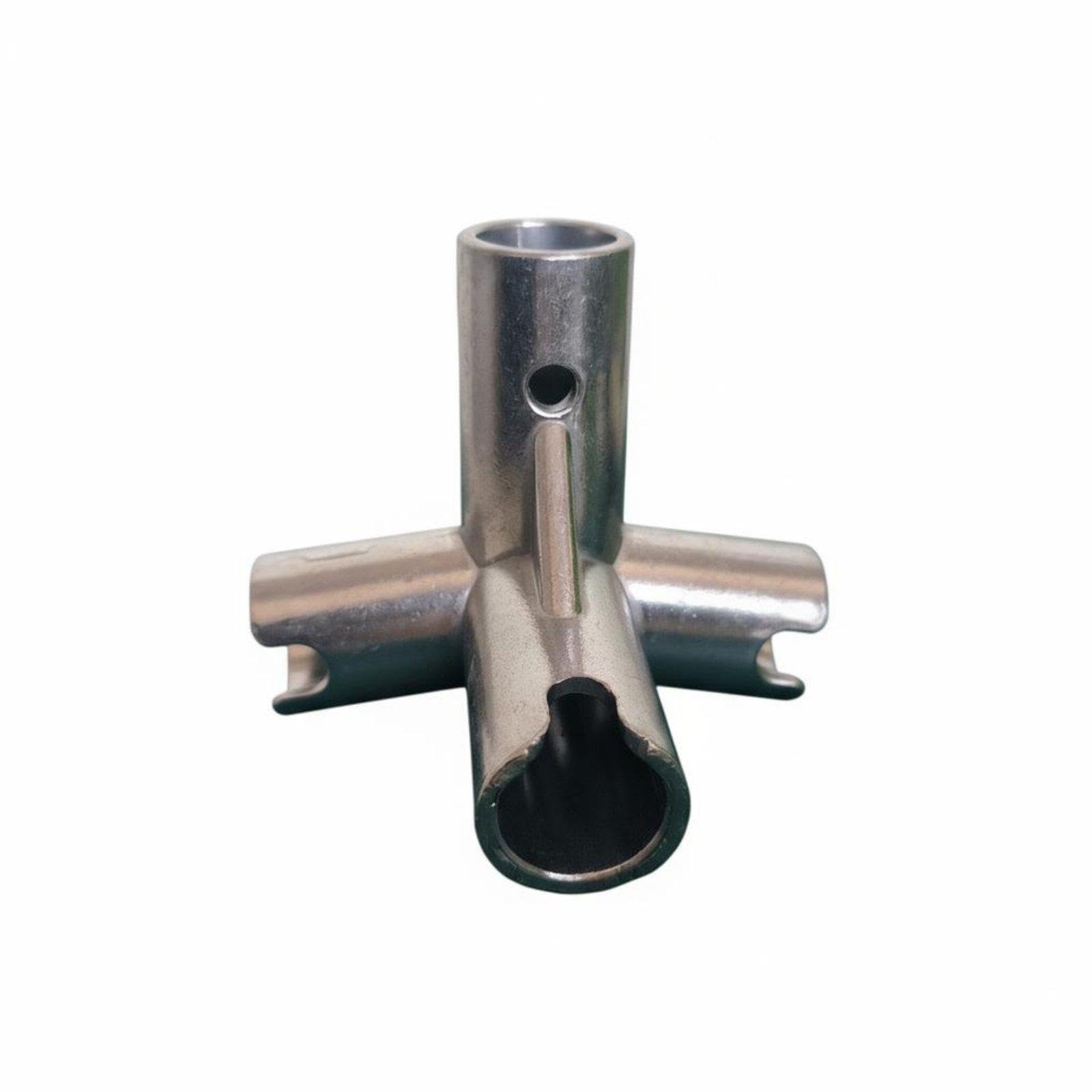 Tube Connector Universal Aluminum Alloy Net Frame Connector Pickleball Net Replacement Joint for Hobbyists, Backyard, Driveway 19MM-image-43