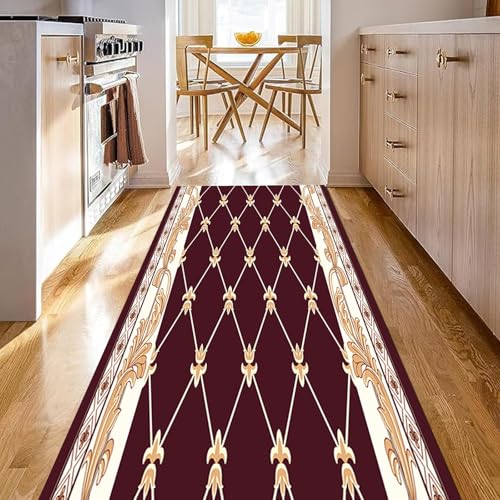 Alfombras pasillo largas antideslizantes de 60 x 170 cm para evitar caídas en el hogar 7