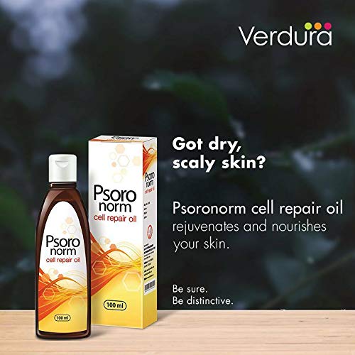 Herbal AidPsoronorm Cell Repair Oil Intense Moisturization Oil 100ml - Dry Cracked Skin | Dry Scaling Skin | Extreme Dry & Itchy Skin - Dry Skin Moisturiser