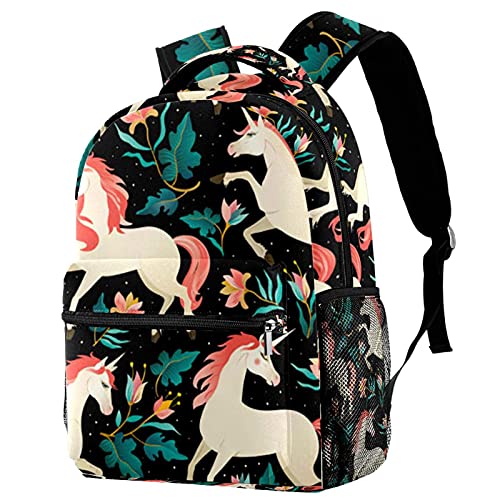 Sac à dos licorne pour enfant de 29x20x40cm multicouleur