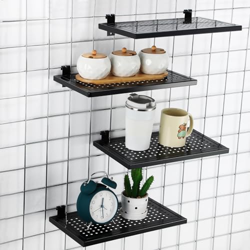 Coume SR-COUME-2737 4 Pack Gridwall Perforated Shelf thumb #1