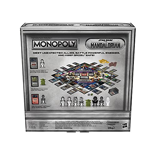 Monopoly: Star Wars The Mandalorian Edition Board Game, Inspired by The Mandalorian Season 2, Protect Grogu from Imperial Enemies - Image 3