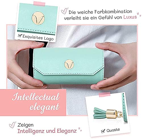 Boîte à bijoux simili cuir vert pour ne plus perdre vos boucles