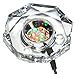 Amlong Crystal 7 LED Colored Lights Illuminated Octagon Crystal Display Stand