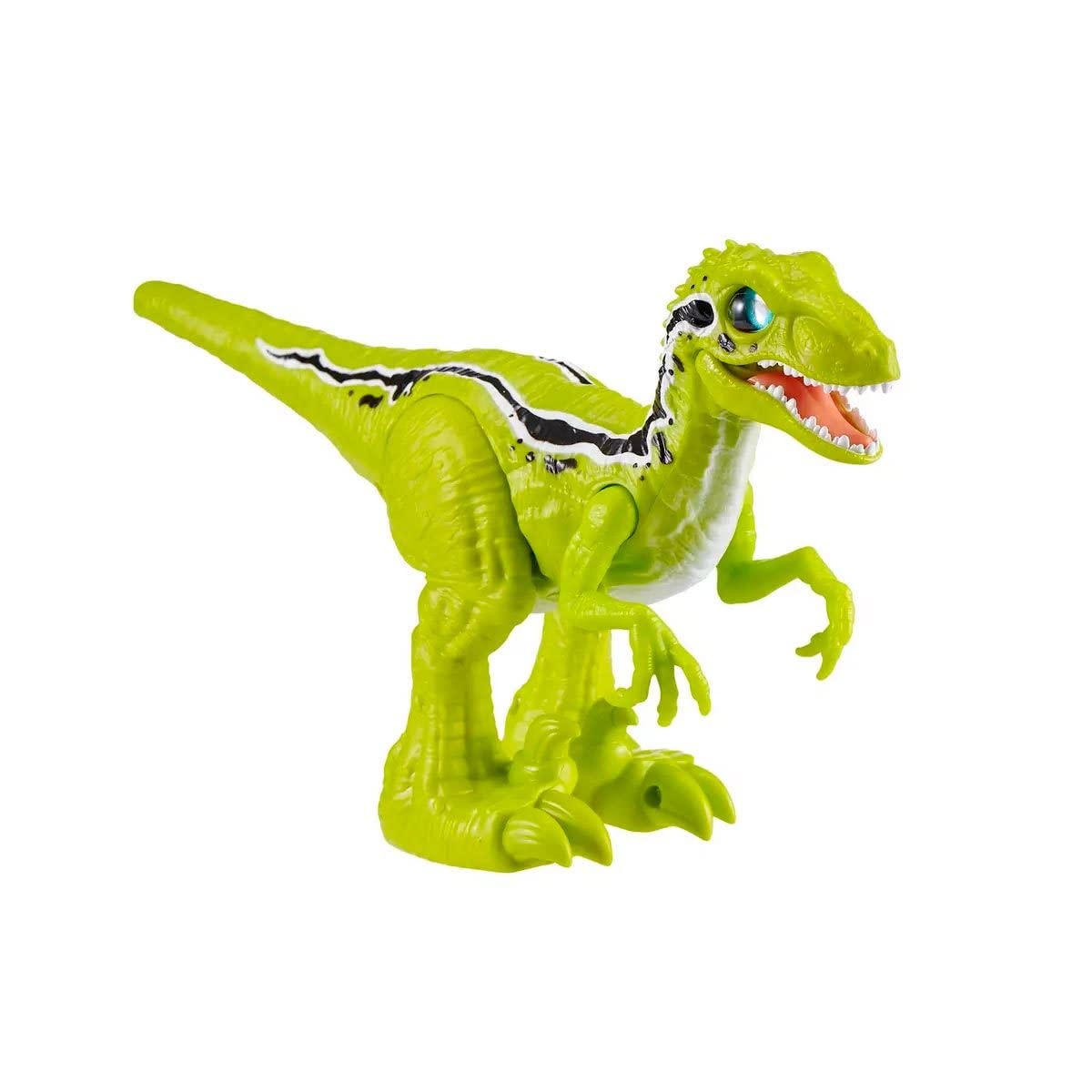 Robo AliveRampaging Raptor (Green) by ZURU Dinosaur Toy with Realistic Dinosaur Movement That Bites and Chomps with Slime in Dino Egg, Robotic Pets for Boys and Kids (Green)