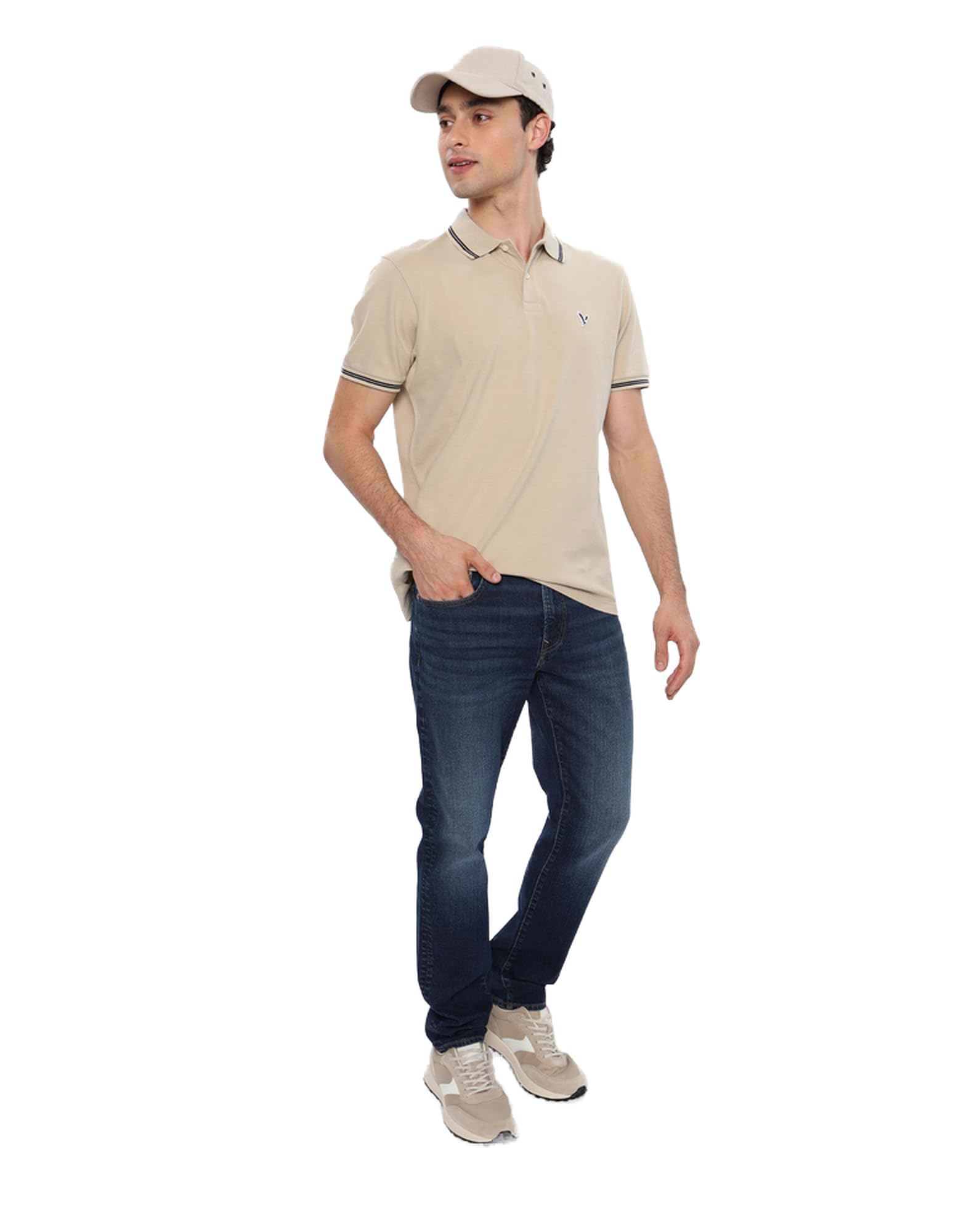 American Eagle Men 128967216_AMEC212 Pique Polo Shirt