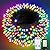 ROSCOO 300 LED String Lights Outdoor, 100FT Multicolor Christmas Lights for Outside with Remote, Timer Memory Function, 8 Modes Waterproof Fairy Lights Plug in, for Xmas Tree Bedroom Patio Party