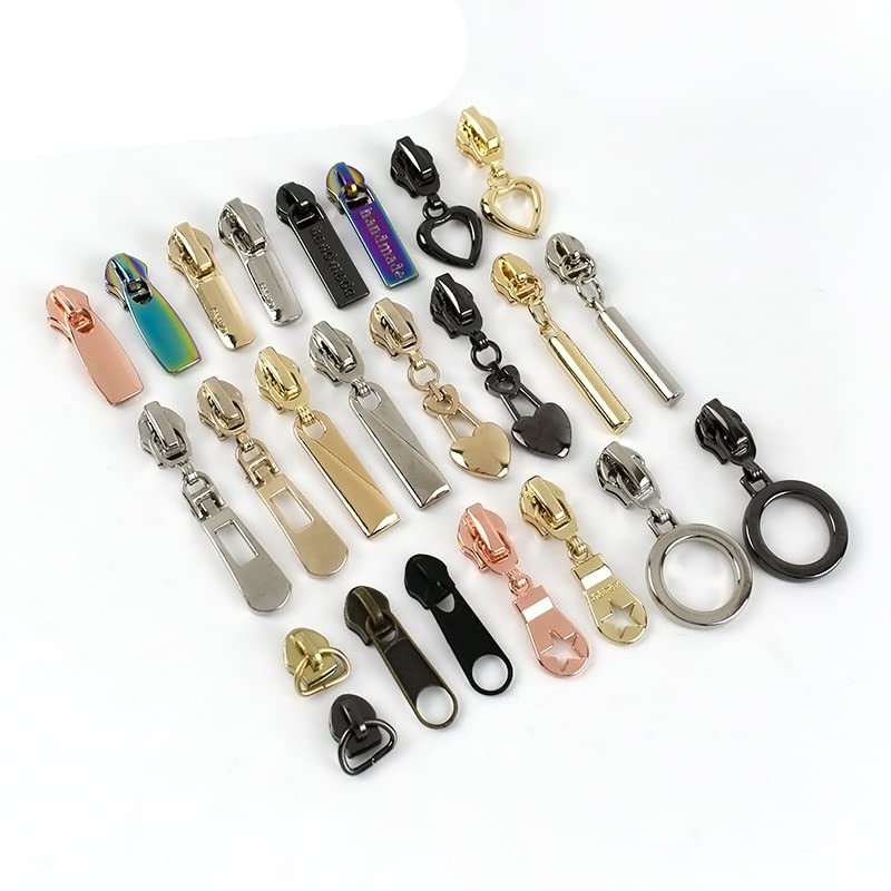Tiranti Per Cerniere In Ottone 5# Venduti Al Metro - Kit Riparazione Per Borse, Abbigliamento (G6-3-Bronze) - 2
