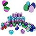 Metallic Fillable Easter Eggs with Hinge Bulk Colorful Bright Plastic Easter Eggs, Perfect For Easter Egg Hunt, Surprise Egg, Easter Hunt, 2.25