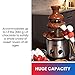 Total Chef 3 Tier Chocolate Fountain Machine – Mini Fondue Fountain for Chocolate, Cheese & Dessert – Fuente de Chocolate para Fiesta, Chocolate Fondue Set for Party and Events, Queso Fountain