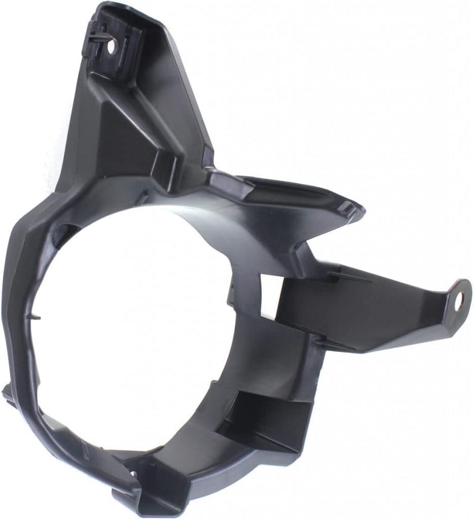 For Toyota RAV4 2013 2014 2015 Fog Light Hole Cover Driver and Passenger Side | Pair | Front | Plastic | Black | For TO1038168, TO1039168 | 521280R080, 615343614205, 521270R080, 615343613680