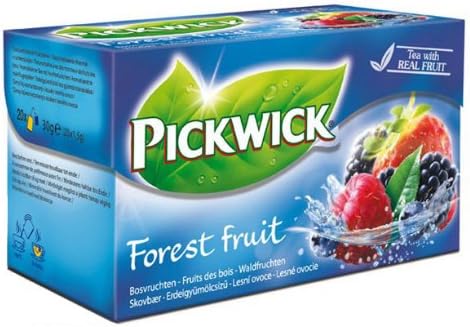 Pickwick Forest Fruit, 20 Tea Bags Per Packages, (Pack of 4)