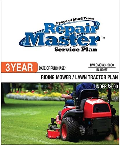 Repair Master 3-Yr Date of Purchase Riding Mower/Tractor - Under $3000