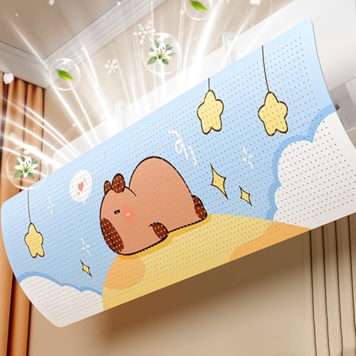 Klimaanlagen Breezes Blocker, atmungsaktiv, klimatisierende Windschutz Schallwand für Schlafzimmer, Wohnzimmer und Büros, verstellbare Klimatisierungs Schallwand-2