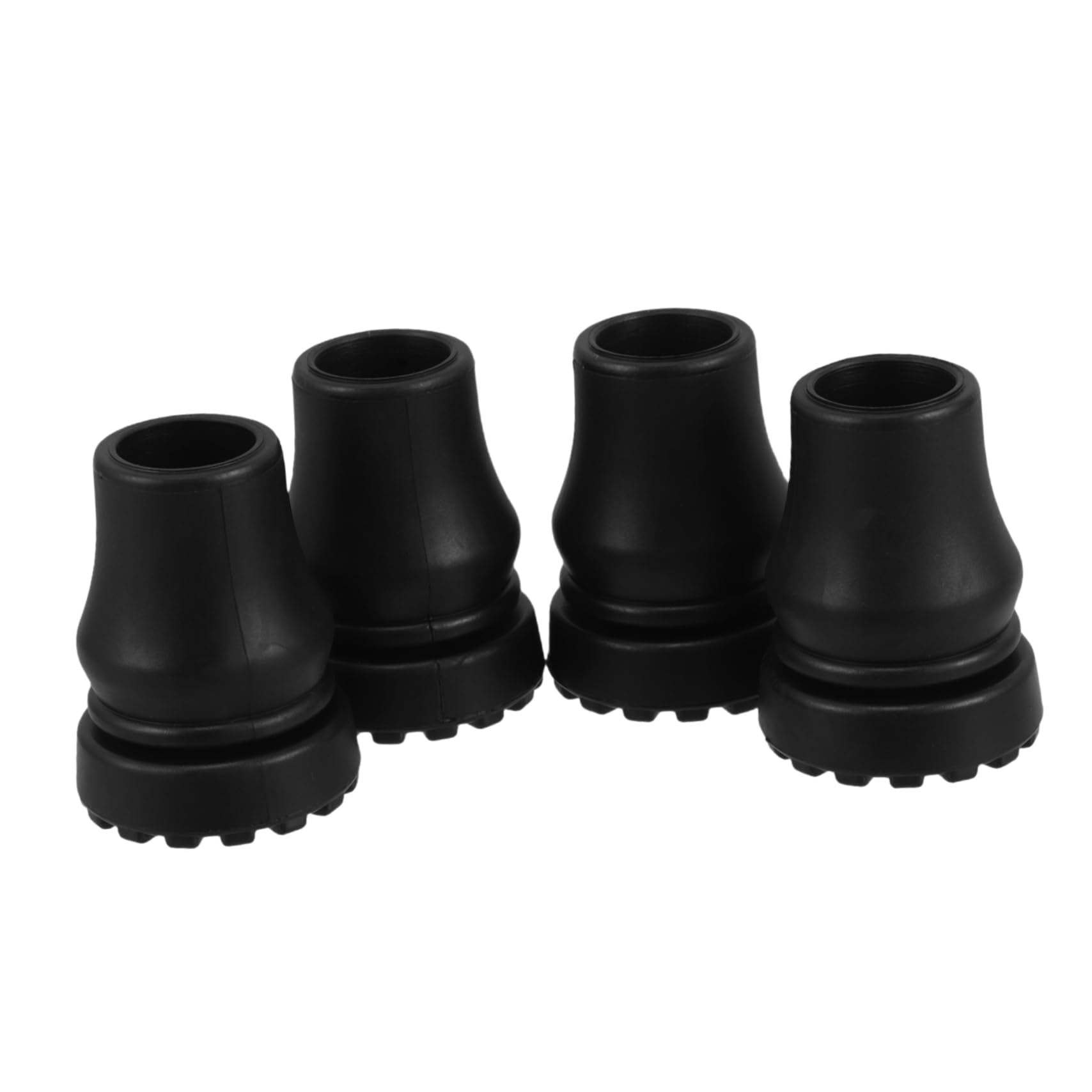 NAMOARLY Walking Stick Tips 19mm Rubber Cane Tips for Stability Easy to Install Crutch Accessories