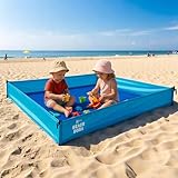 US Original BeachBoba Sanddichte Stranddecke - Outdoor Laufgitterdecke mit Seitenwänden und...