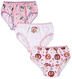 Nickelodeon Paw Patrol 3 Pack Girls' Panties Size 4