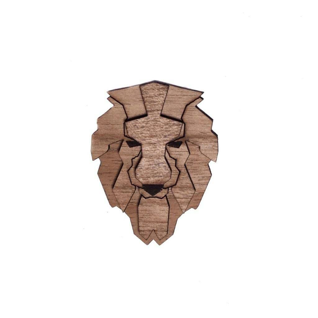 Lion Wooden Brooch For Men (B0C6KJHP6Y) Amazon Price History, Amazon Price Tracker