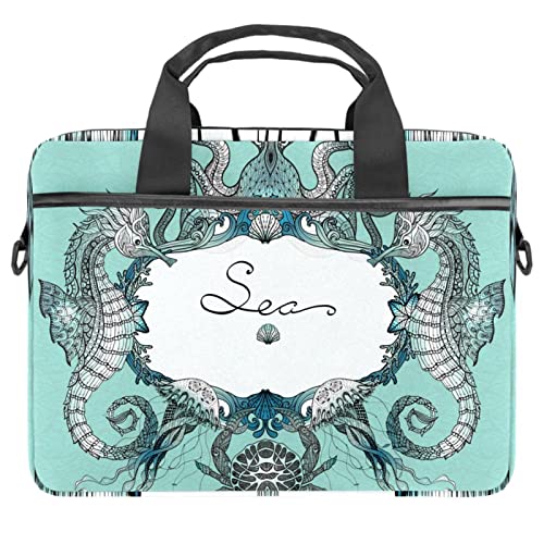 Sac d'ordinateur 13-14.5 pouces à motif de chauve-souris d'Halloween