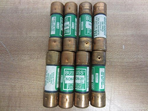 Fusibles NON20 Bussmann lot de 8 cartouches de 20A pour la protection des circuits électriques