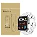 Produktbild LvBu Armband Kompatibel Für Amazfit GTS, Sport Silikon Classic Ersatz Uhrenarmband Für Amazfit GTS Smartwatch (Weiß)