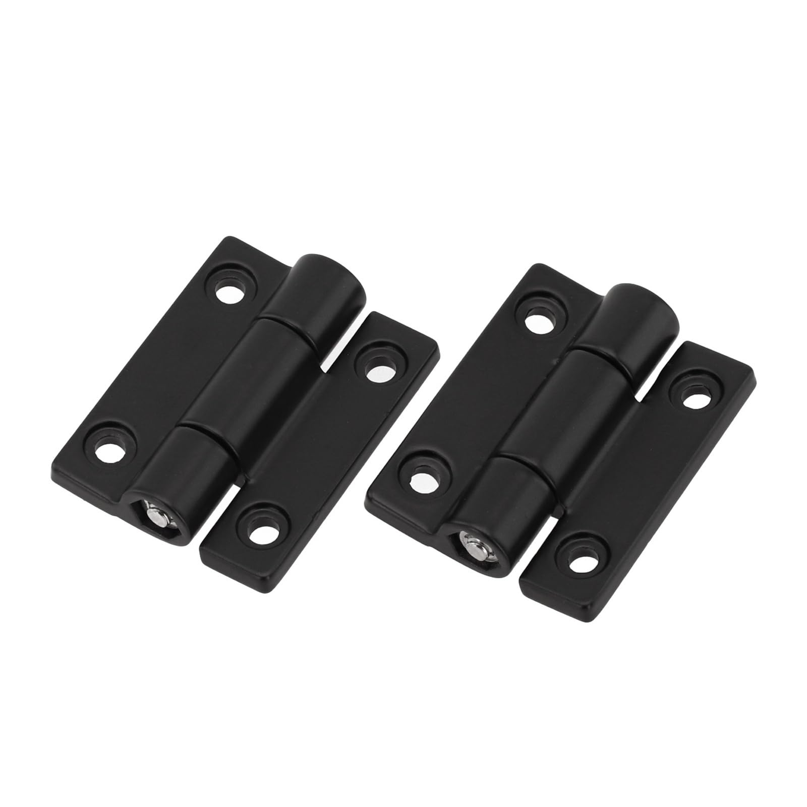 Ujzgbxqvshm Black Folding Door Hinge,2Pcs Zinc Alloy Adjustable Torque Damping For Cabinet Furniture(Black)