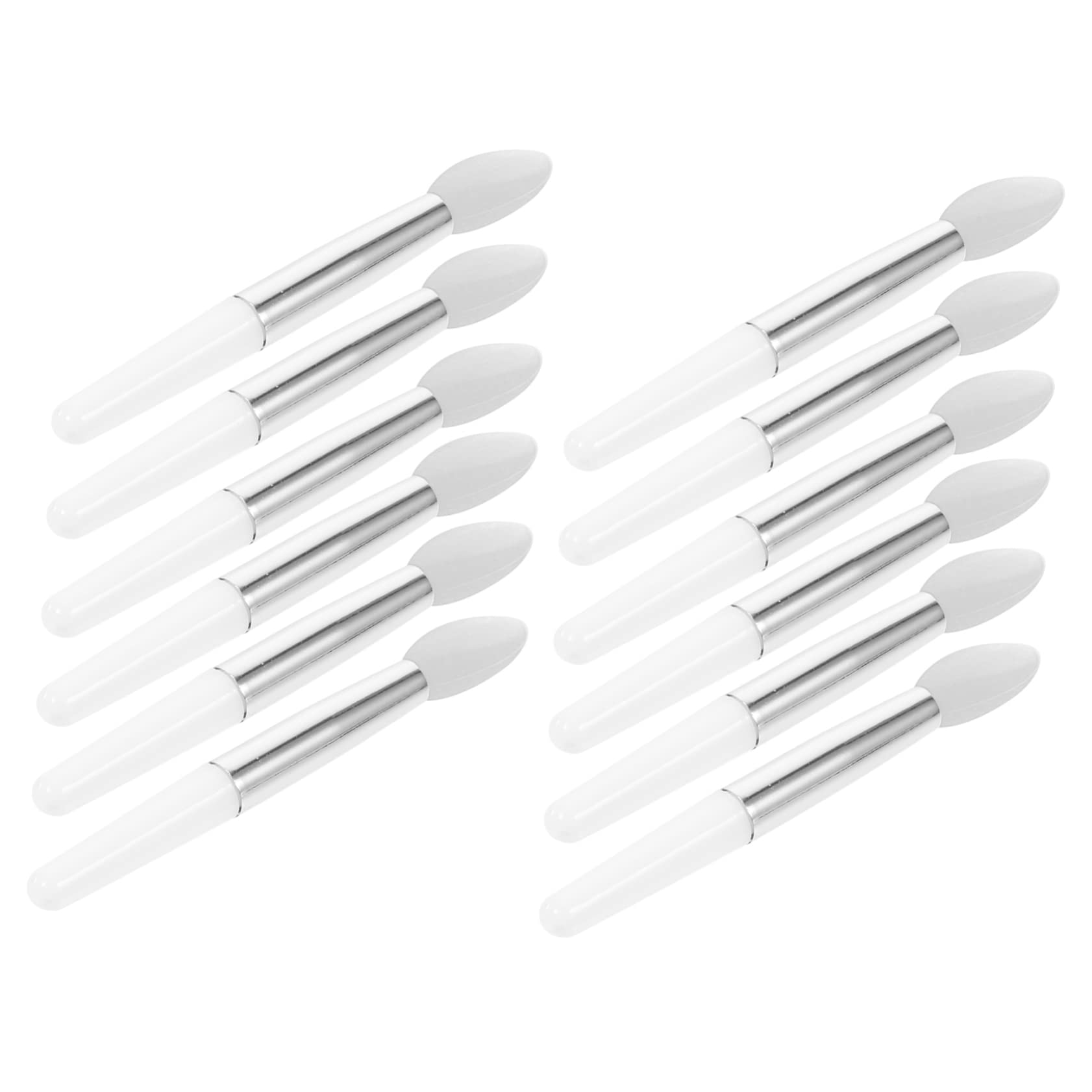 OSOLADY Makeup Lip Brush Set 12pcs Silicone Lip Brushes Lipstick Balm Applicators Fashion for Women